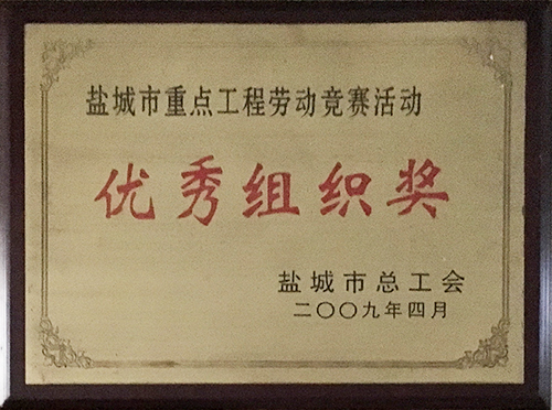 2009年4月鹽城市重點(diǎn)工程勞動(dòng)競(jìng)賽活動(dòng)“優(yōu)秀組織獎(jiǎng)”.JPG